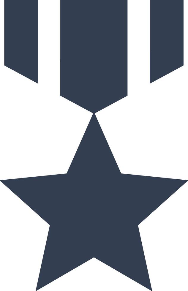 Star icon symbol image for rangking or rating reward vector