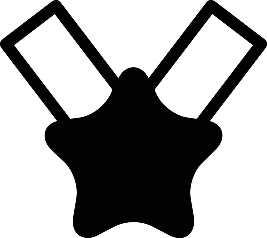 Star icon symbol image for rangking or rating reward vector