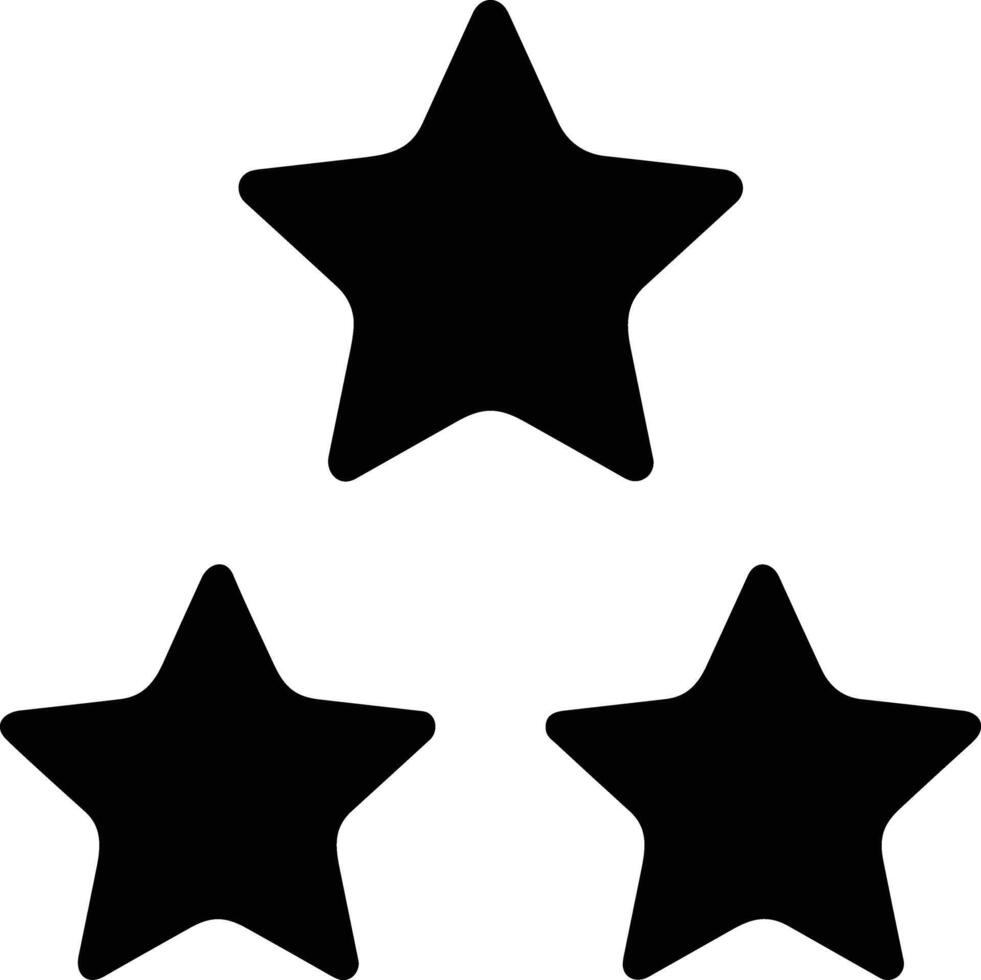 Star icon symbol image for rangking or rating reward vector