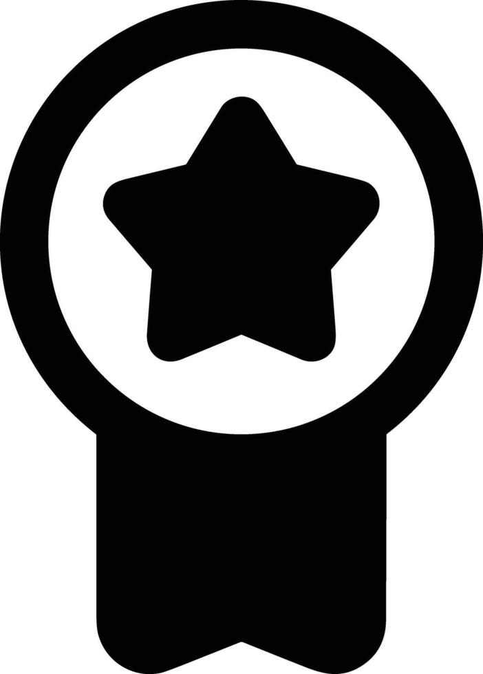 Star icon symbol image for rangking or rating reward vector