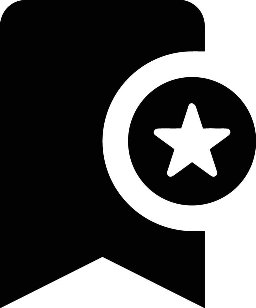 Star icon symbol image for rangking or rating reward vector