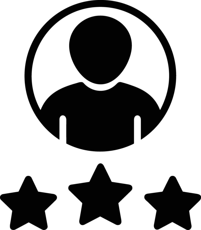 Star icon symbol image for rangking or rating reward vector