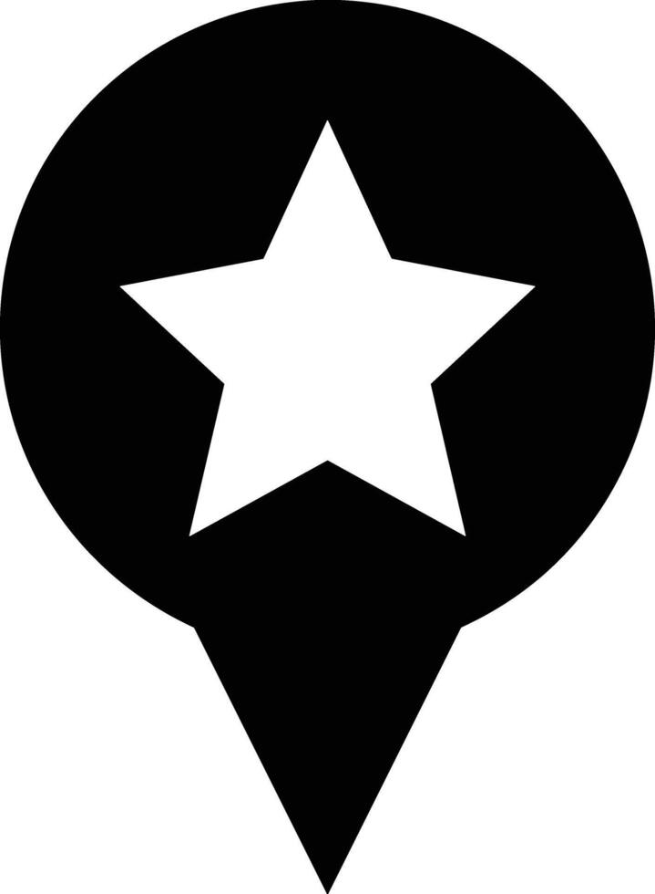 Star icon symbol image for rangking or rating reward vector