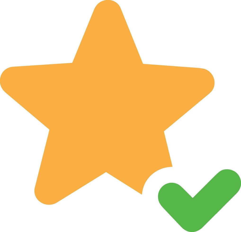 Star icon symbol image for rangking or rating reward vector