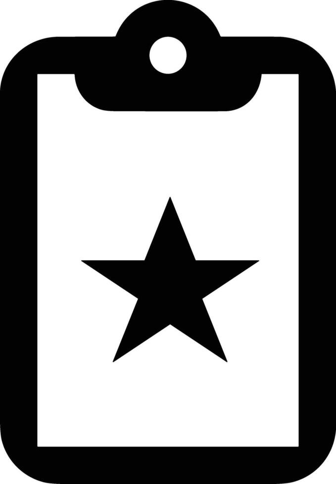 Star icon symbol image for rangking or rating reward vector