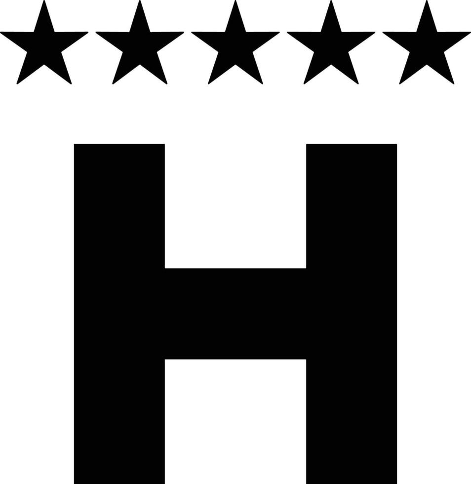 Star icon symbol image for rangking or rating reward vector