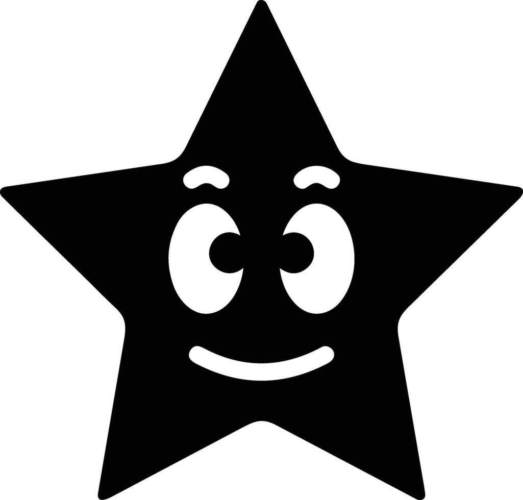 Star icon symbol image for rangking or rating reward vector