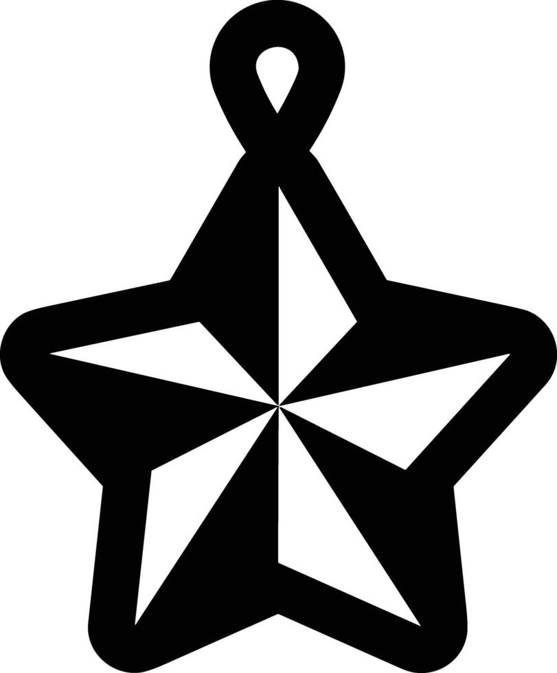 estrella icono símbolo imagen para sonando o clasificación recompensa vector