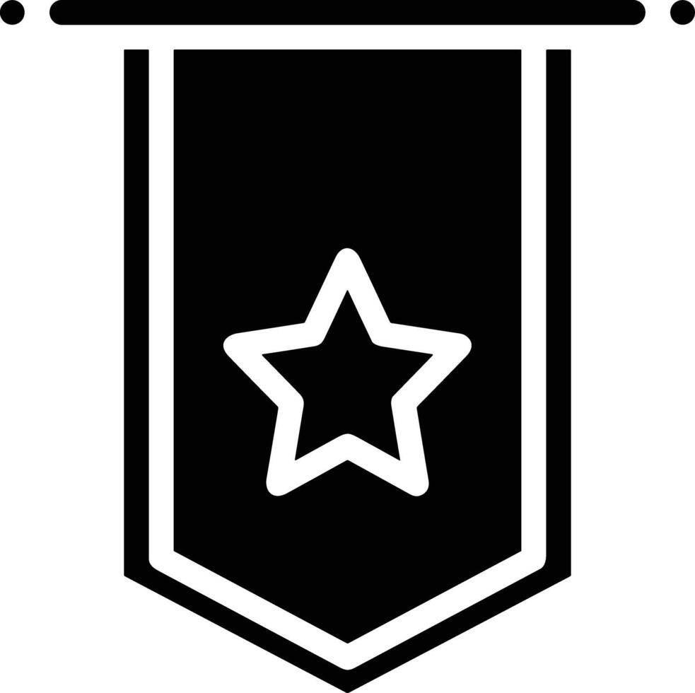 Star icon symbol image for rangking or rating reward vector