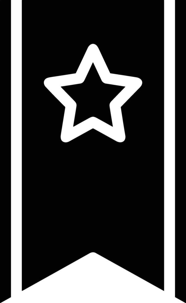 Star icon symbol image for rangking or rating reward vector