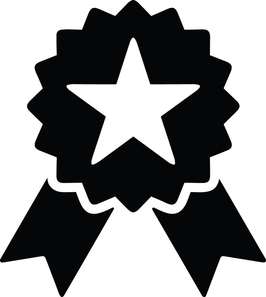 Star icon symbol image for rangking or rating reward vector