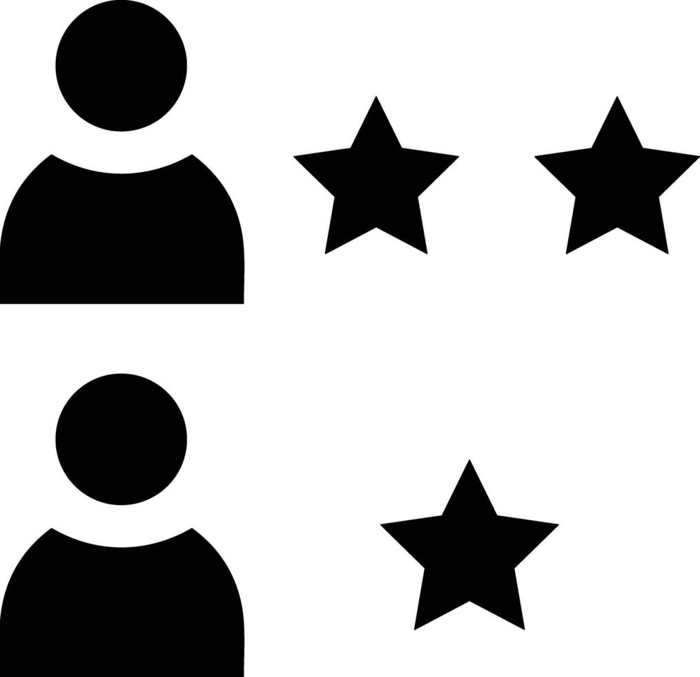 Star icon symbol image for rangking or rating reward vector