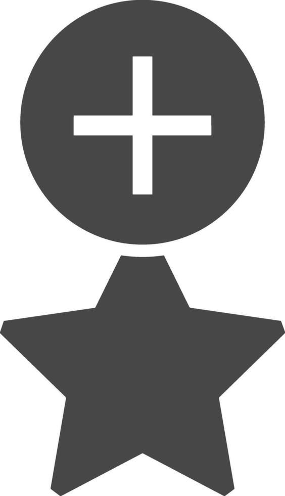 Star icon symbol image for rangking or rating reward vector