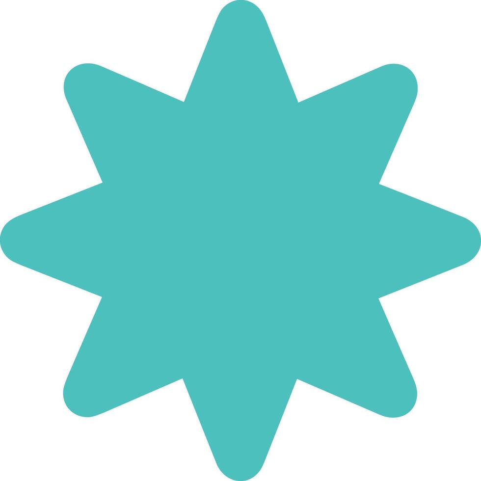 Star icon symbol image for rangking or rating reward vector