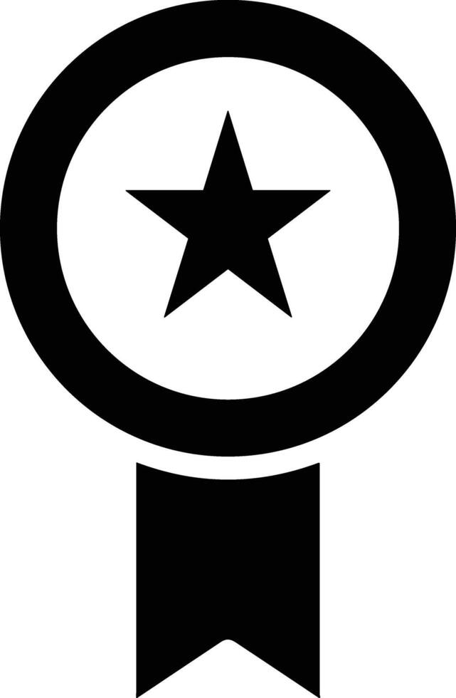 Star icon symbol image for rangking or rating reward vector