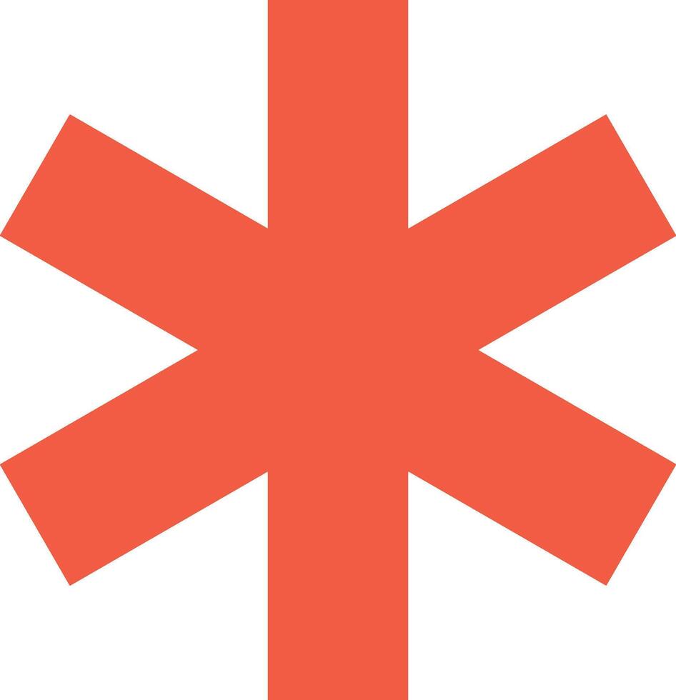 Star icon symbol image for rangking or rating reward vector