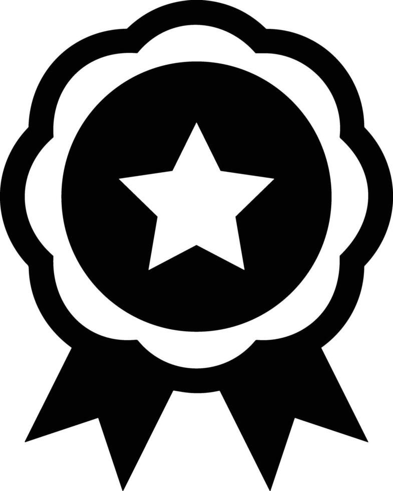Star icon symbol image for rangking or rating reward vector