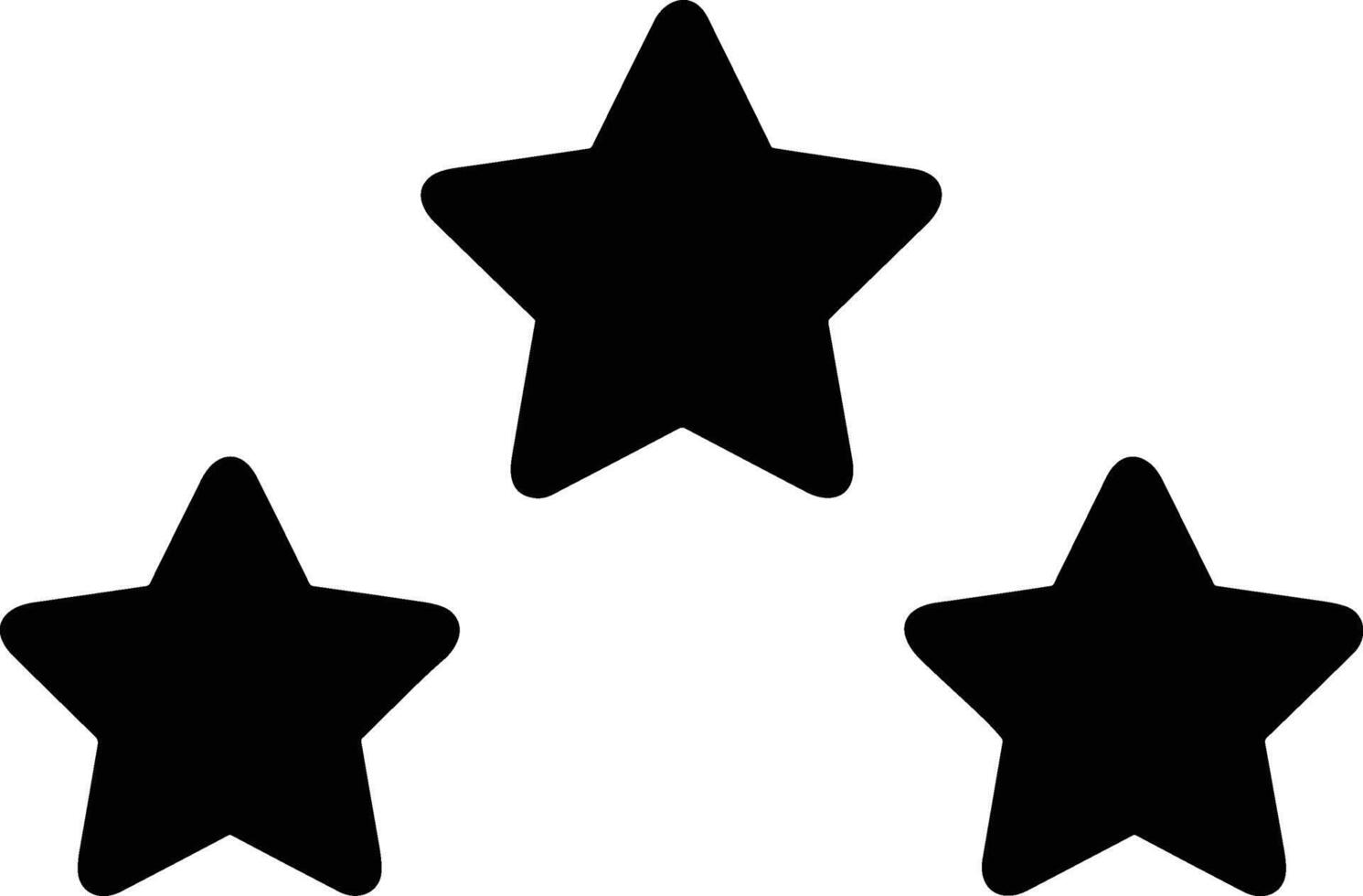 Star icon symbol image for rangking or rating reward vector