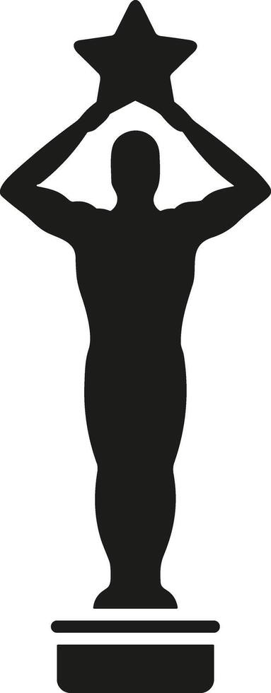 Star icon symbol image for rangking or rating reward vector