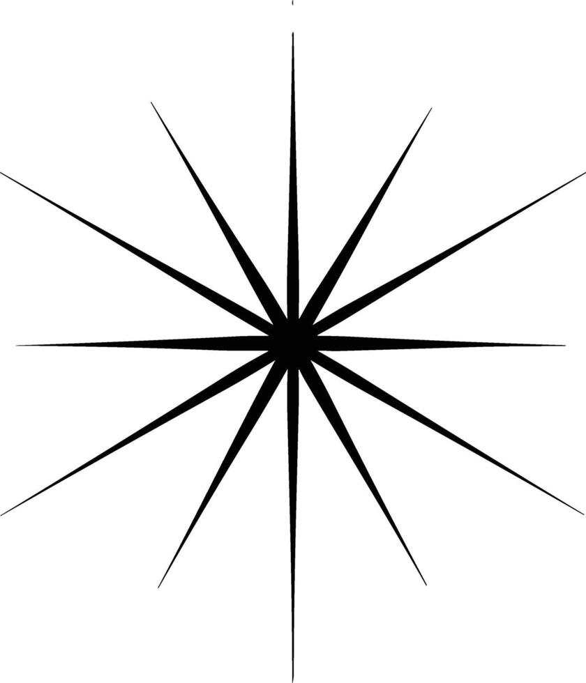 Star icon symbol image for rangking or rating reward vector