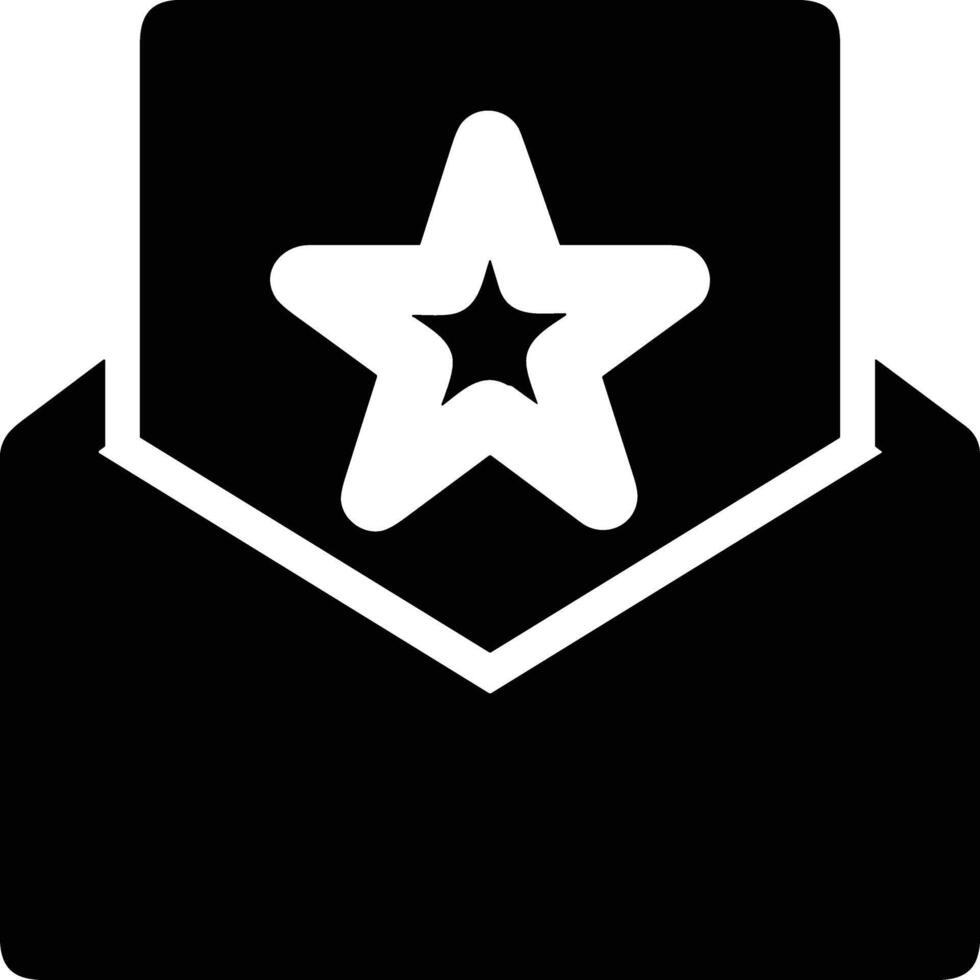 Star icon symbol image for rangking or rating reward vector