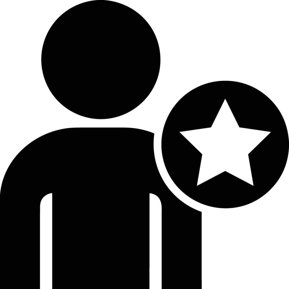 Star icon symbol image for rangking or rating reward vector