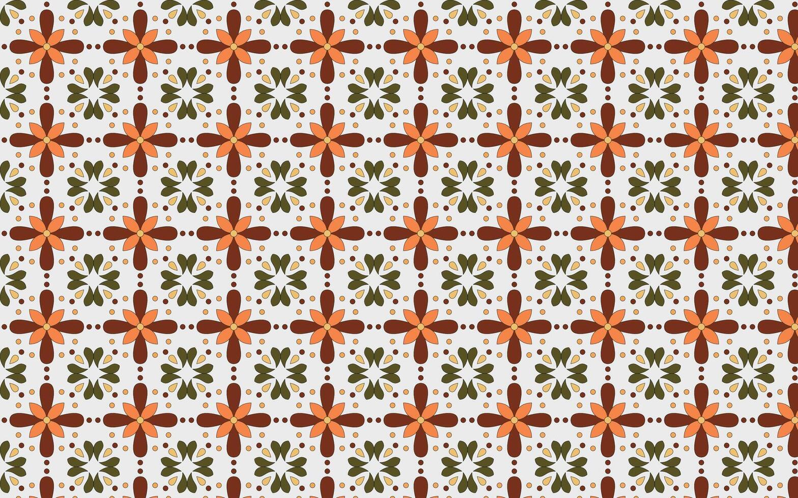 Seamless Azulejo Floor tile oriental collection seamless textures vector
