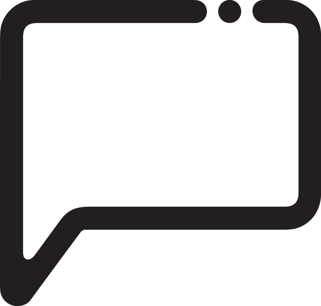 Comment icon image for element design of chat and communication symbol vector