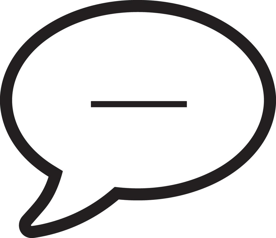 Comment icon image for element design of chat and communication symbol vector