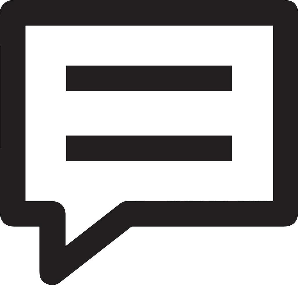 Comment icon image for element design of chat and communication symbol vector