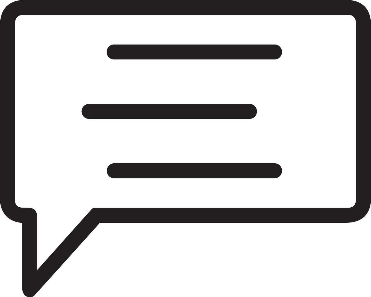 Comment icon image for element design of chat and communication symbol vector