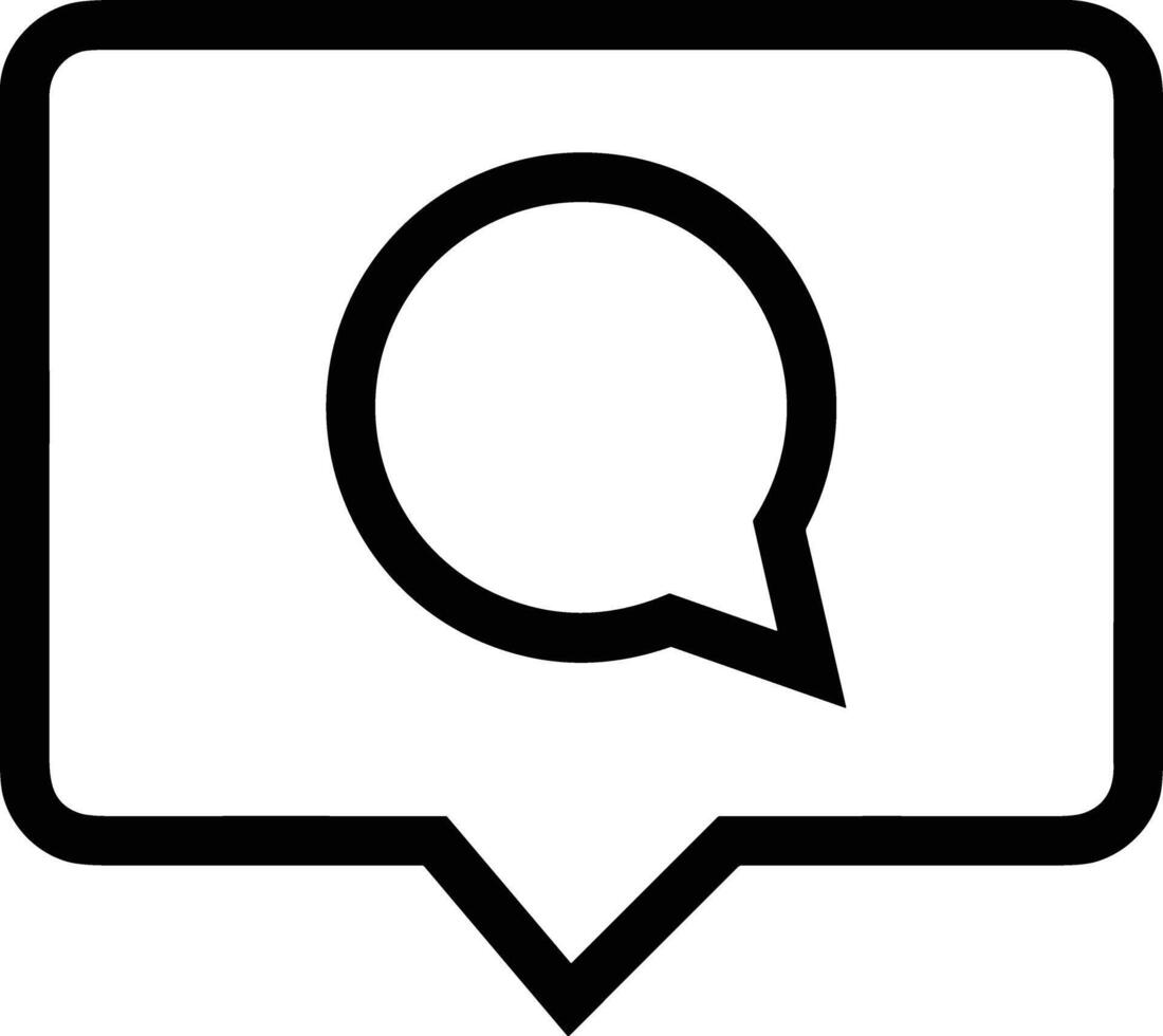 Comment icon image for element design of chat and communication symbol vector