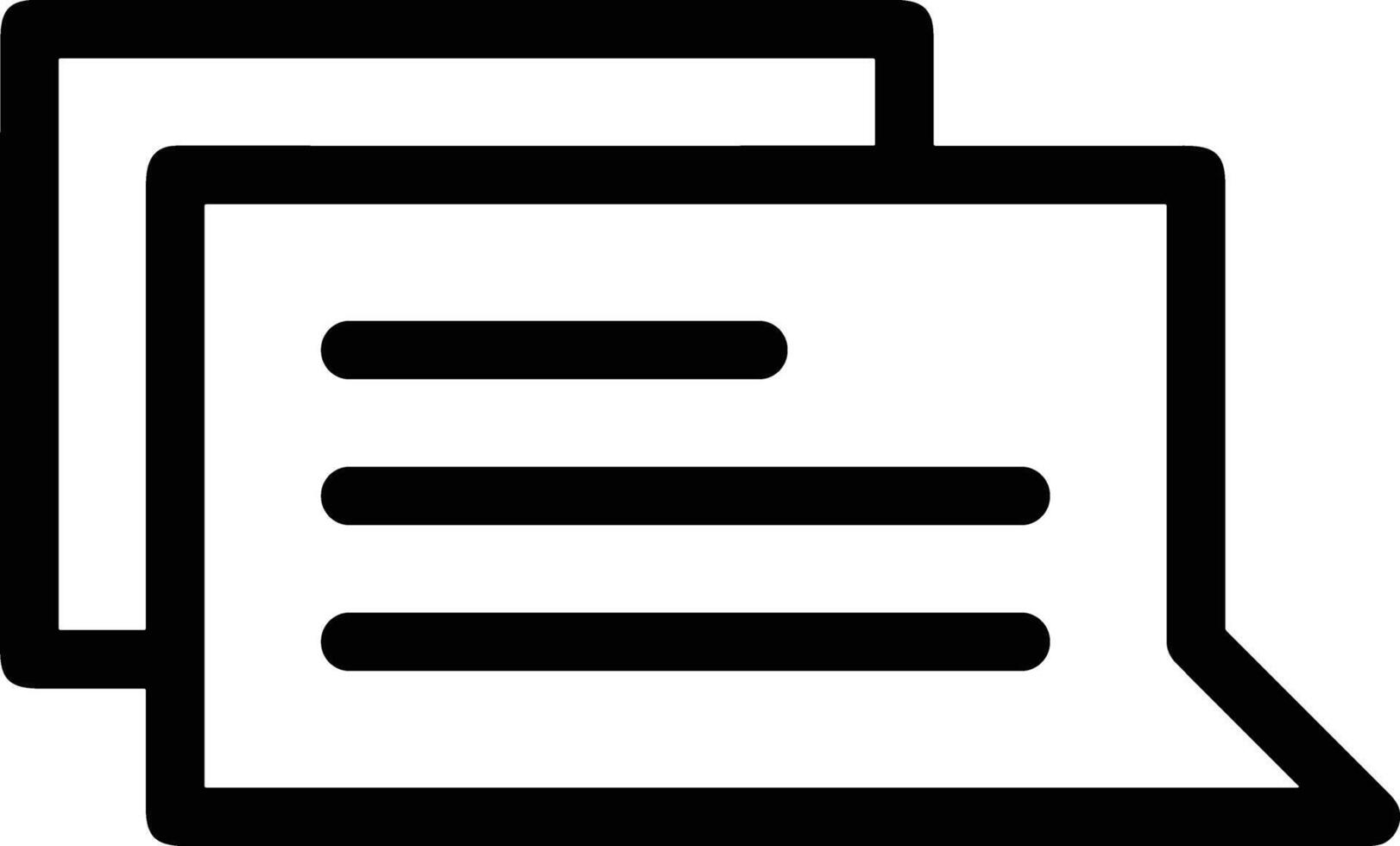 Comment icon image for element design of chat and communication symbol vector