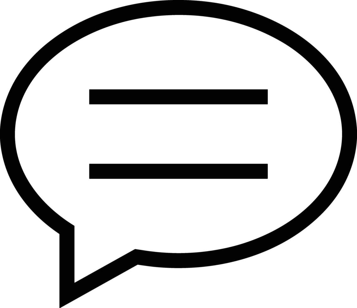 Comment icon image for element design of chat and communication symbol vector