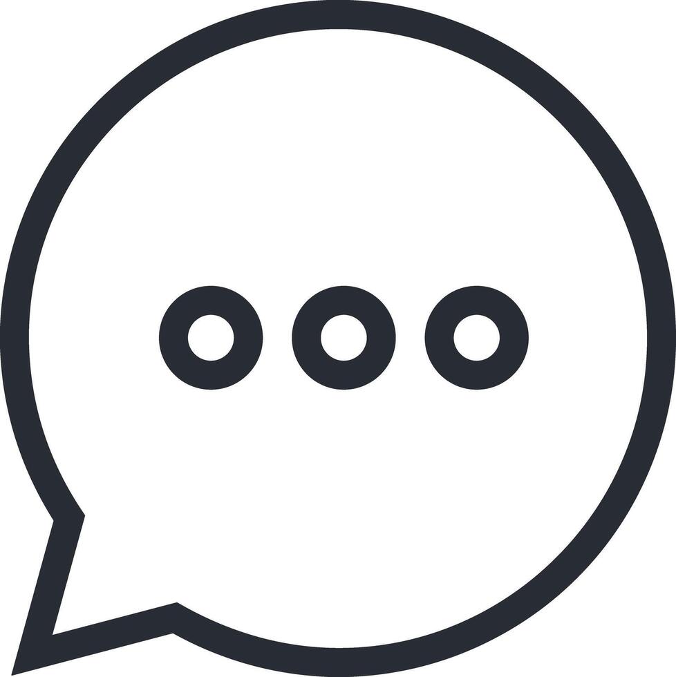 Comment icon image for element design of chat and communication symbol vector