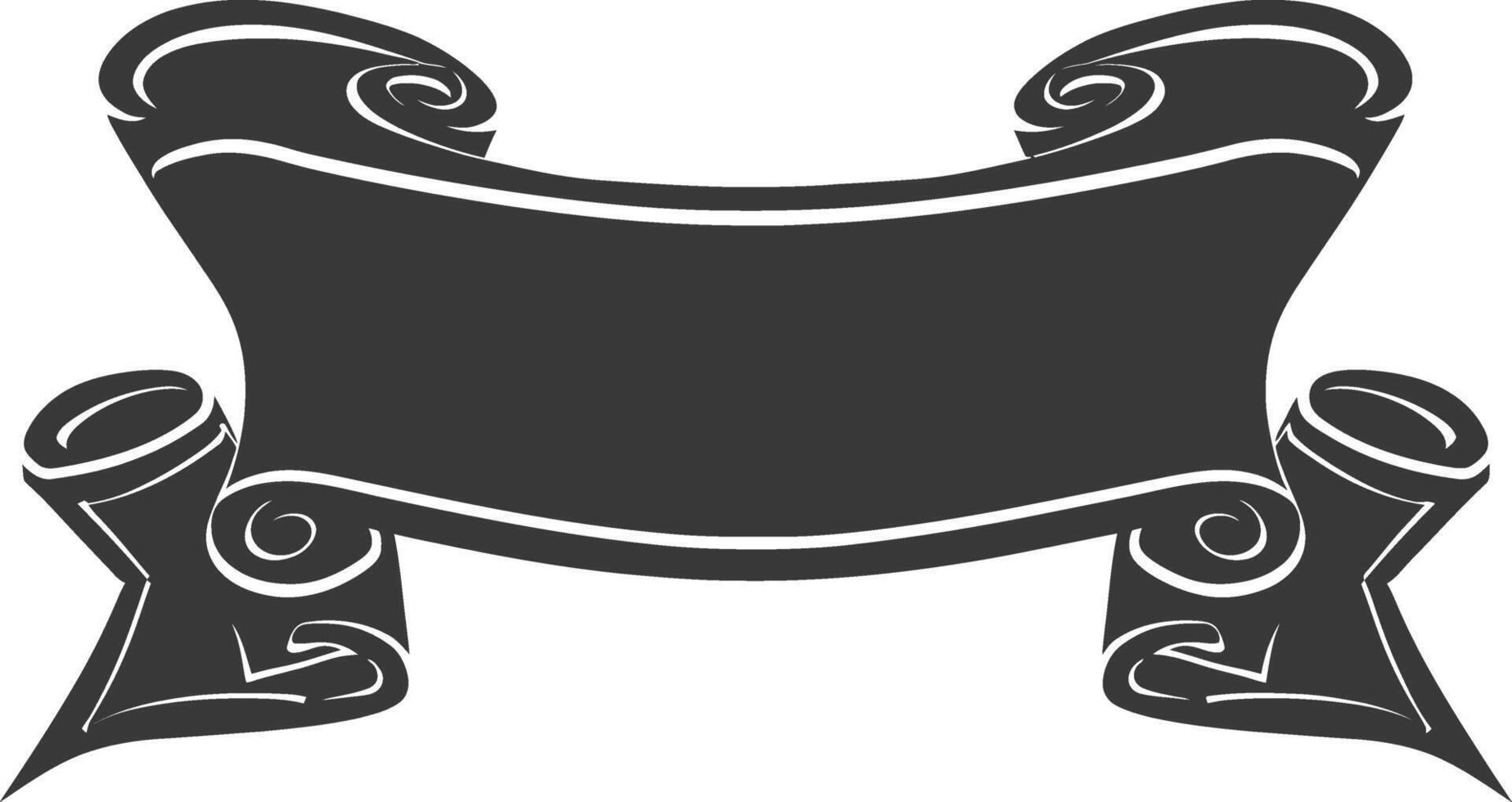 black ribbon a symbol of remembrance or mourning vector