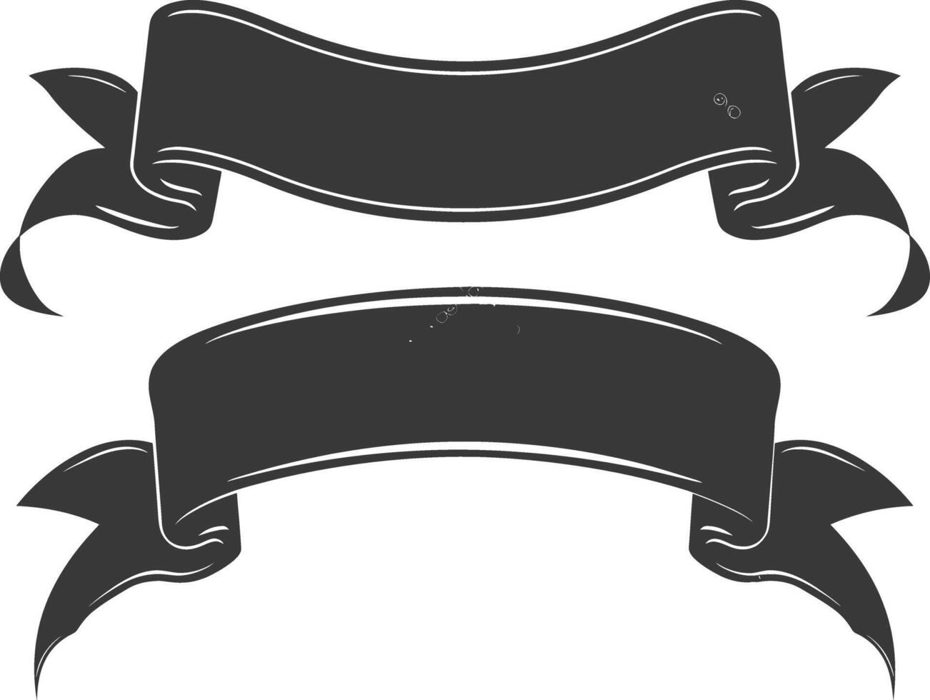 black ribbon a symbol of remembrance or mourning vector