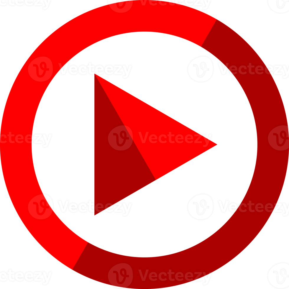 play button media in circle symbol icon png