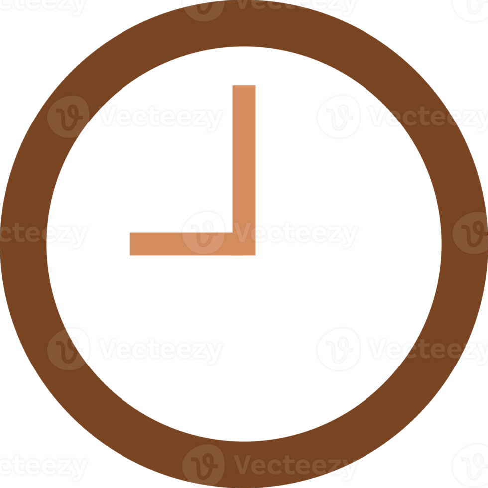 Circle clock time icon png