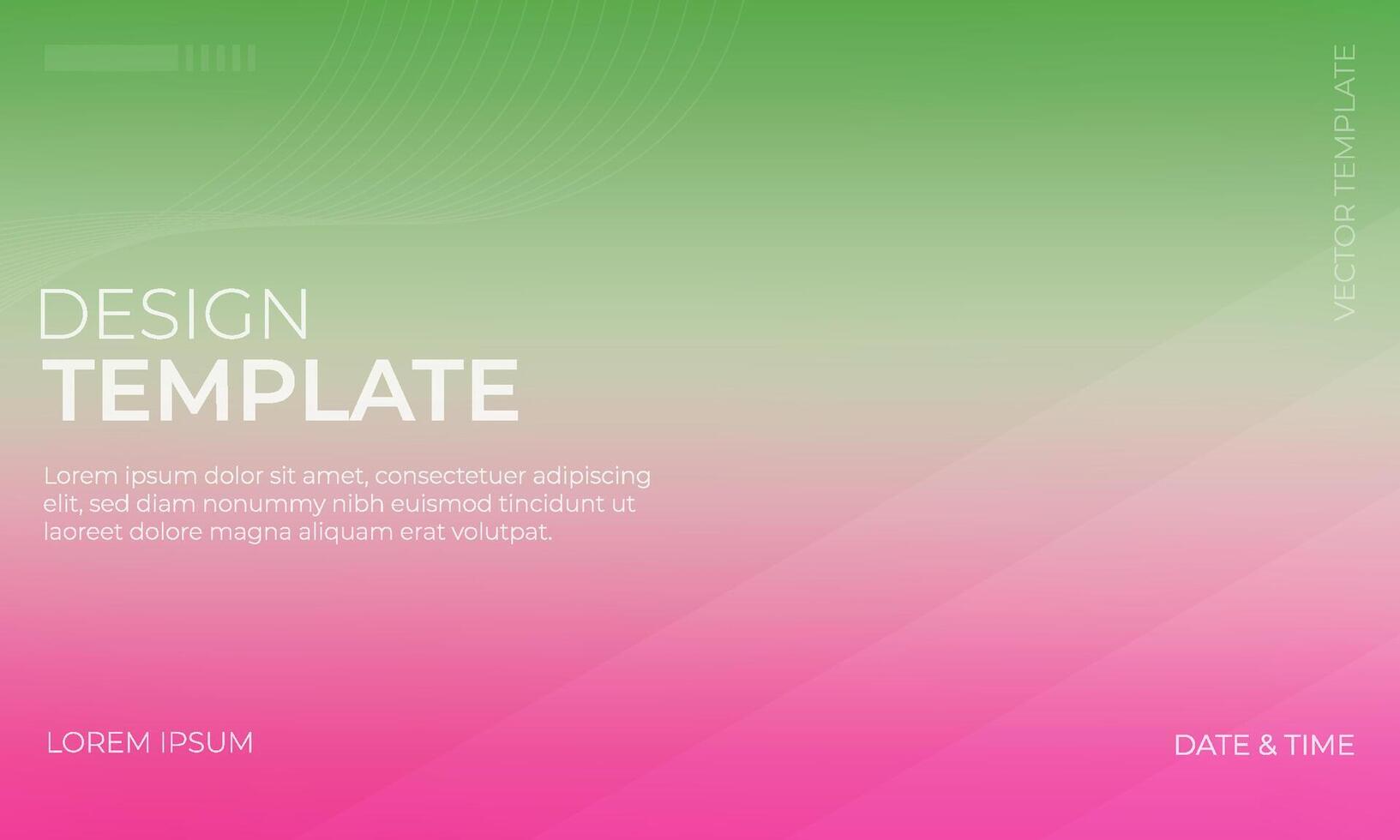 Abstract Green Pink and Magenta Gradient Background Illustration vector