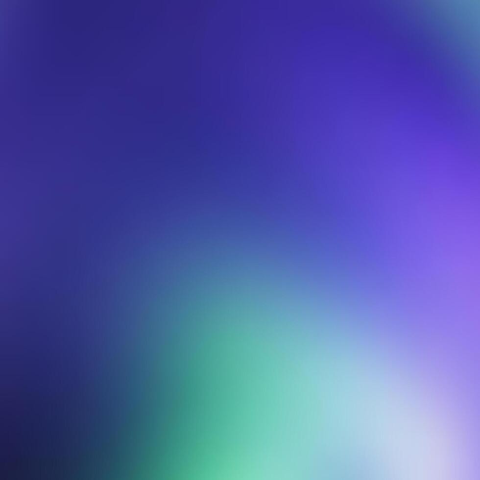Bright Gradient Abstract Background in Blue Green and Purple vector