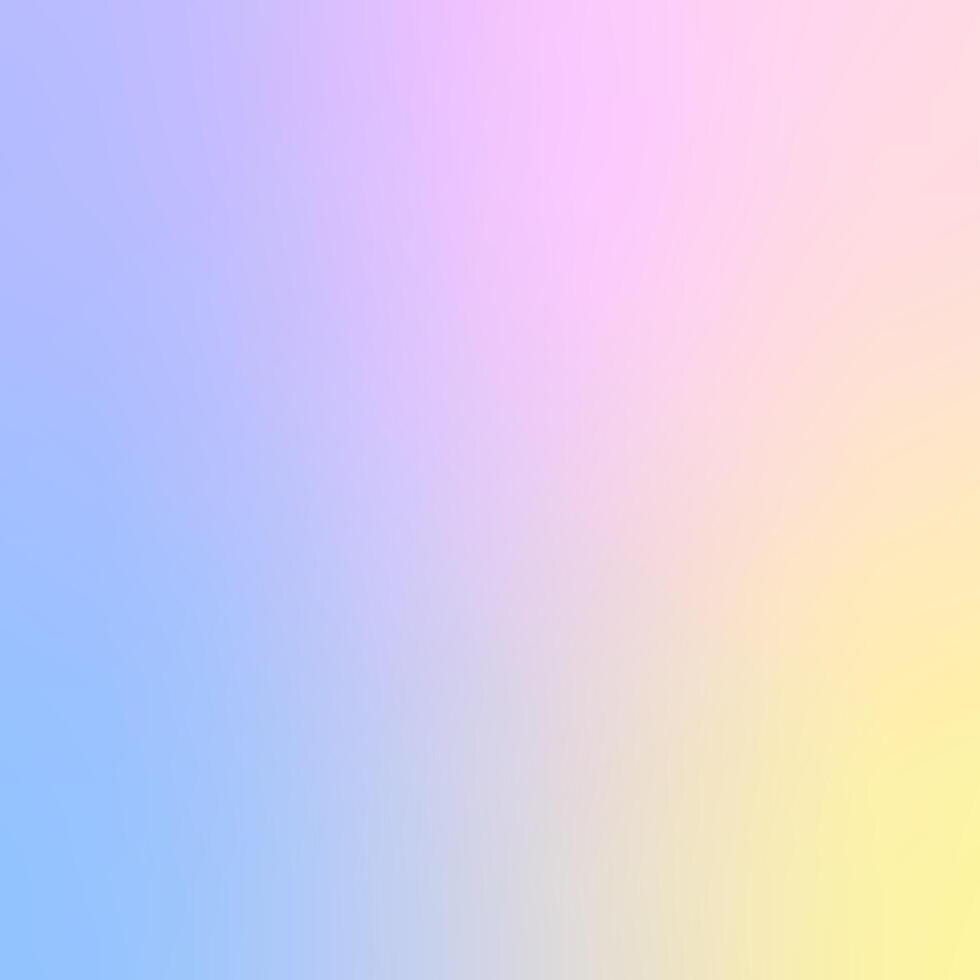 Pastel Colours Gradient Background With Multi-Coloured Gradient vector