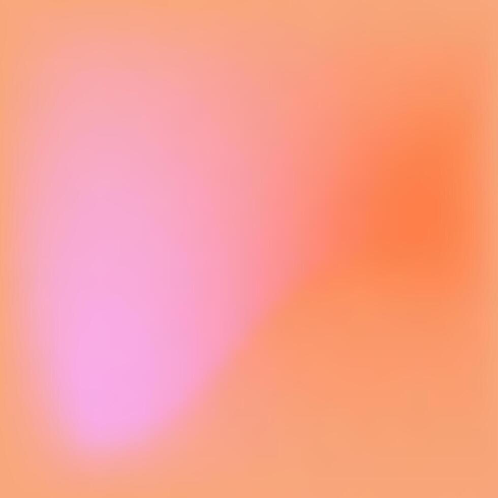 Vibrant Orange Pink Blurred Gradient Background Design vector
