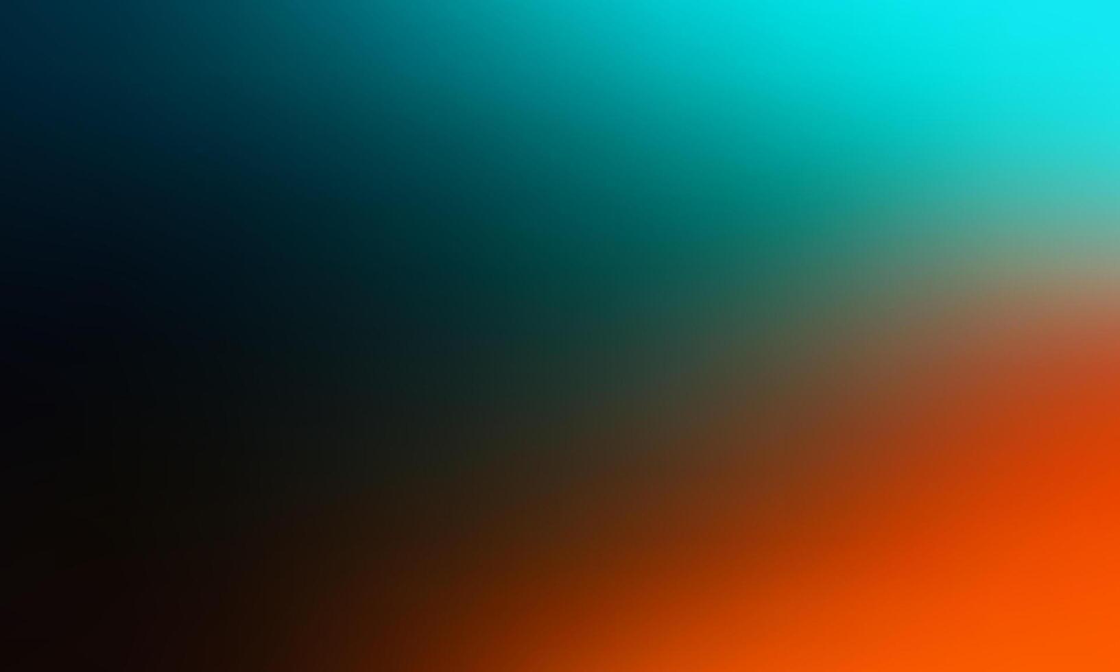 Teal and Orange Gradient Background with Black Grainy Texture for Web Designs vector