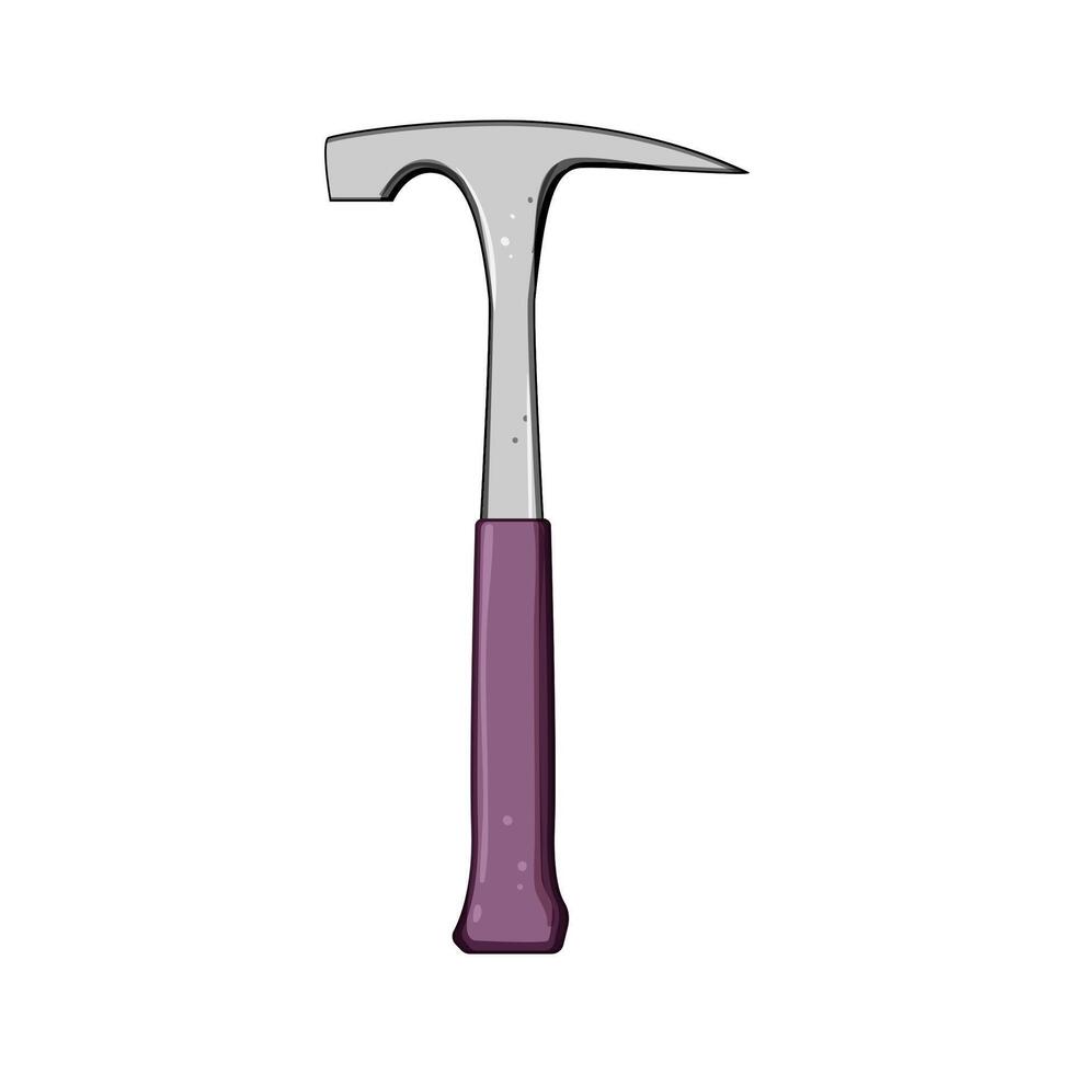 trade masons hammer cartoon illustration vector
