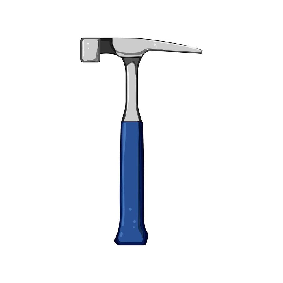 tools masons hammer cartoon illustration vector