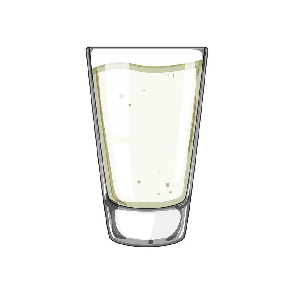 calcium milk cup cartoon illustration vector