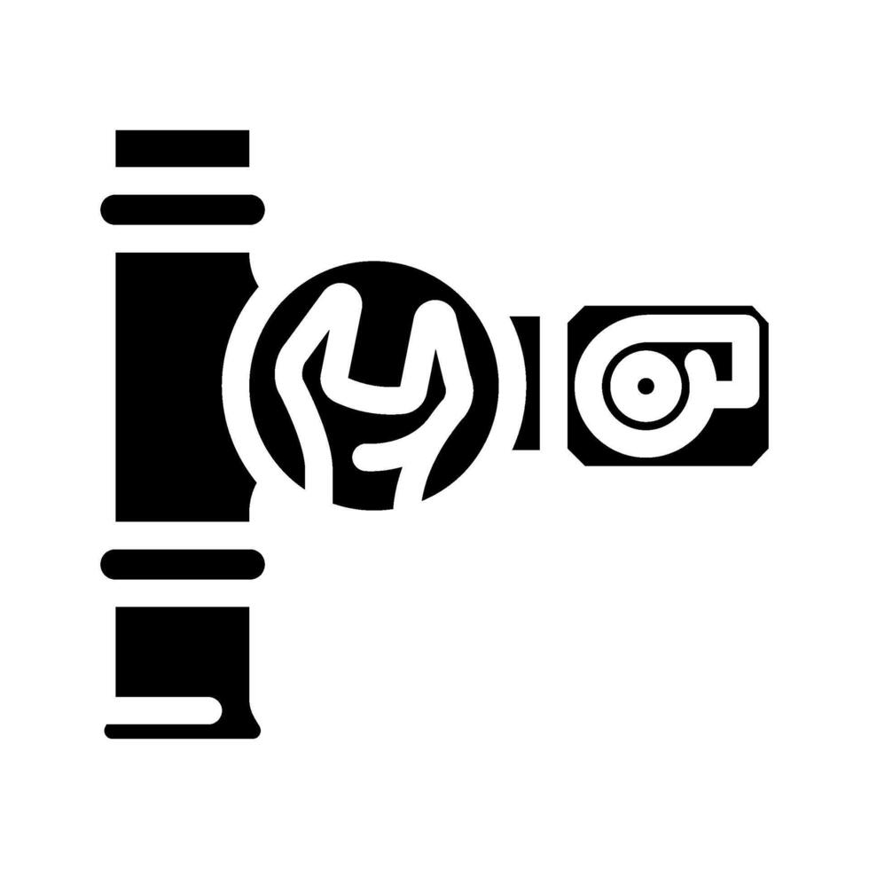 air change per hour ach glyph icon illustration vector