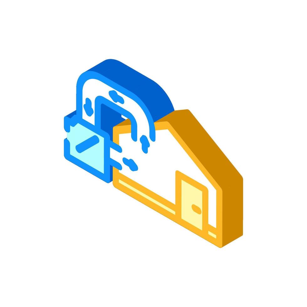 return air ventilation isometric icon illustration vector