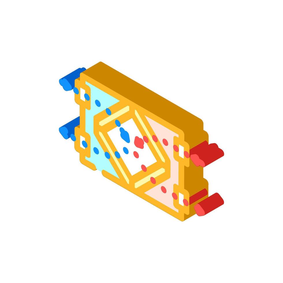 heat recovery ventilation hrv isometric icon illustration vector